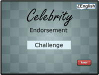 Celebrity endorsement